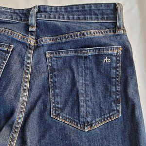 Rag & Bone Nina High Rise Ankle Cigarette Dark Wash Size 27